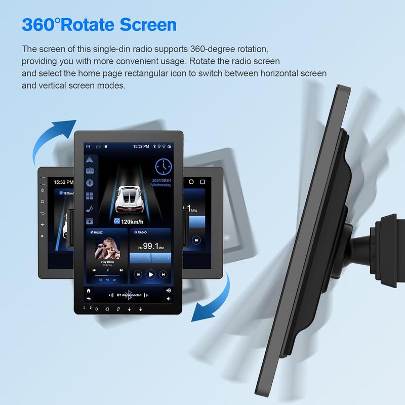 Rotatable Car Stereo
