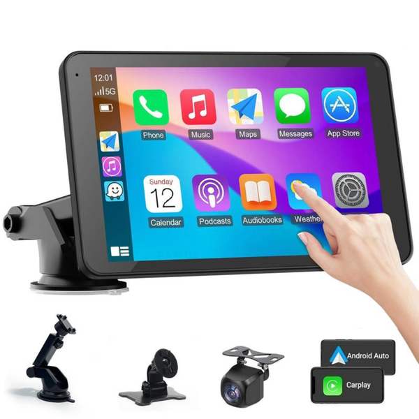7" Wireless CarPlay Screen for Andriod & Iphone