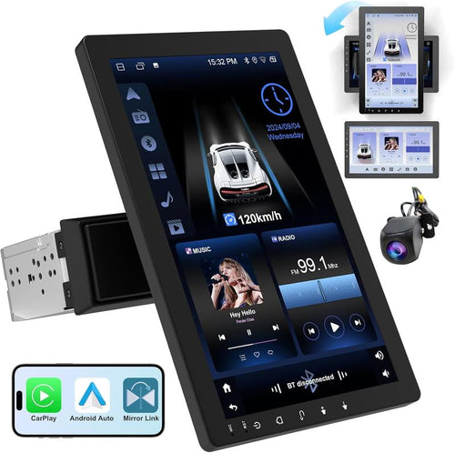 Rotatable Car Stereo