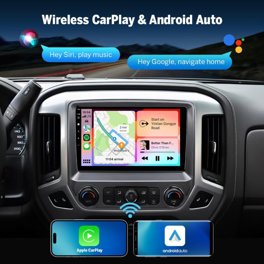 10.1" Car Stereo for Chevy Silverado