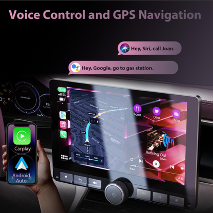 10.1" Car Stereo - 360° Rotatable Screen