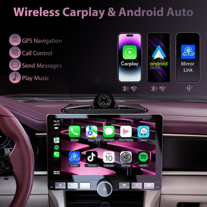 10.1" Car Stereo - 360° Rotatable Screen