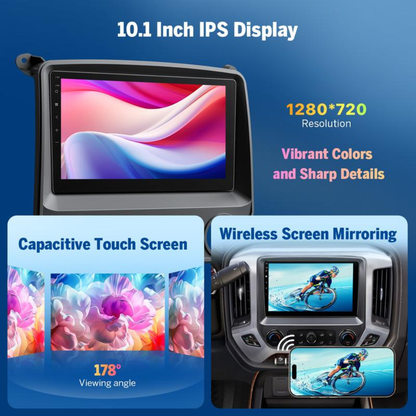10.1" Car Stereo for Chevy Silverado