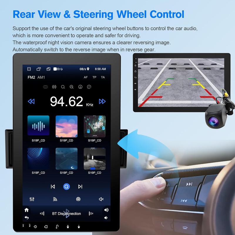 Rotatable Car Stereo